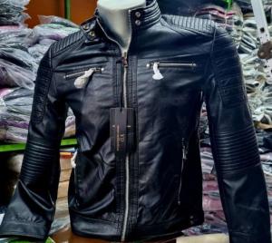 Campera Cuero " Yd "hombre Cuero Negro - Miniatura 3