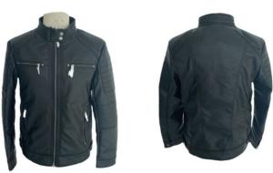 Campera Cuero " Yd "hombre Cuero Negro - Miniatura 7