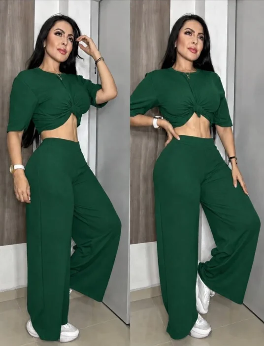 Conjunto Nurva Temporda Remera y Palazo