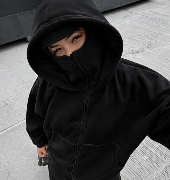 Campera Boxyfit Balaclava