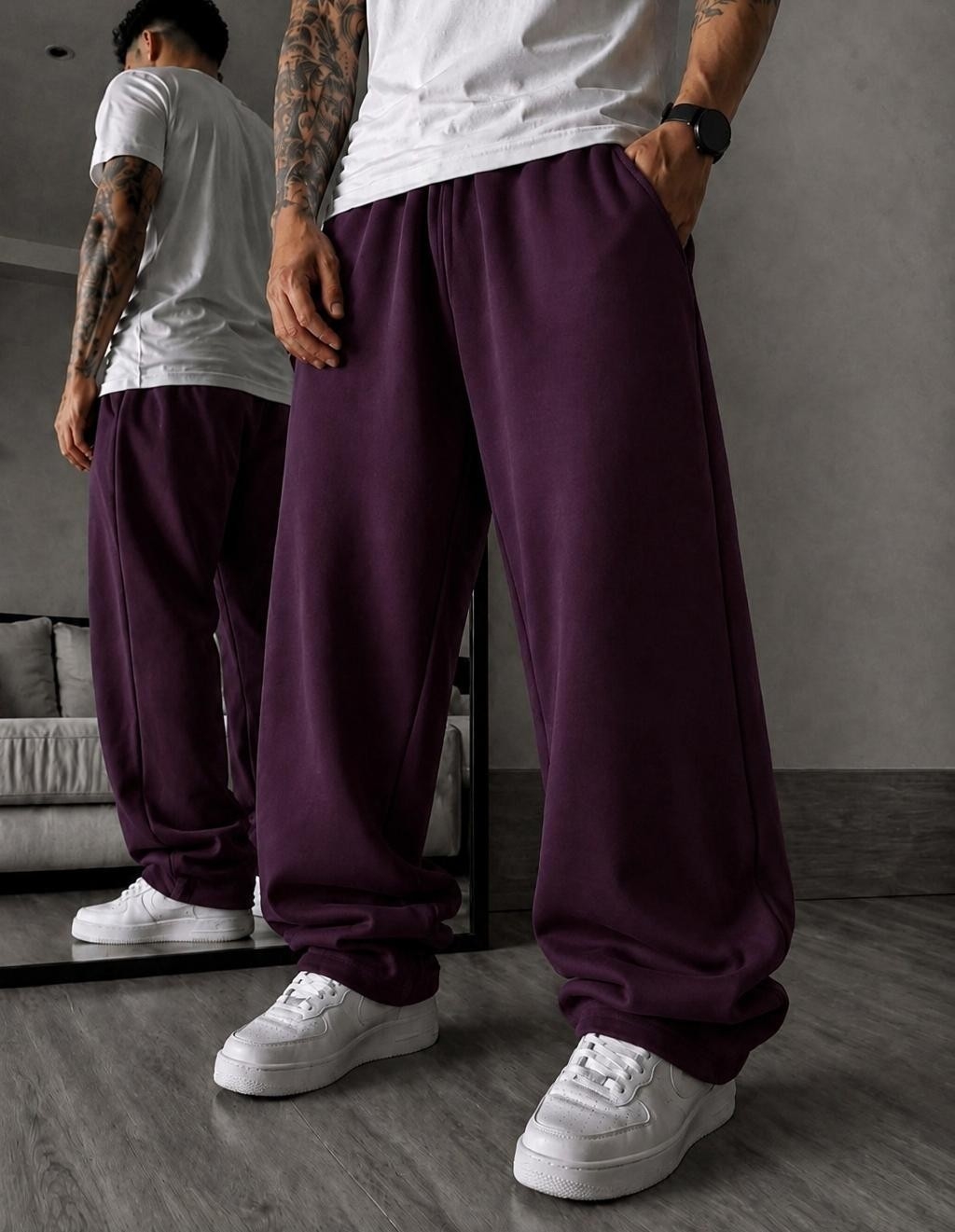 Jogging Streetwear Oversize Básico - Imagen 2