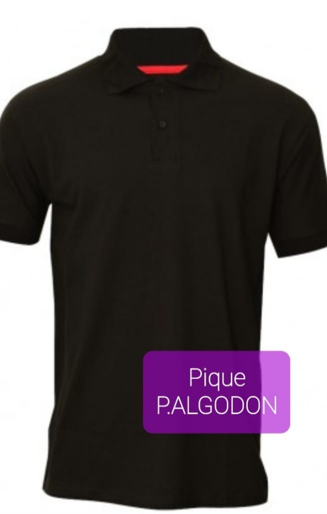 Chomba de Pique Lisa Talles S al 4xl - Imagen 3