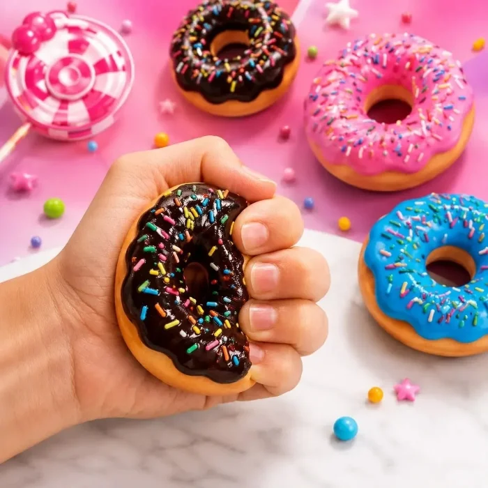 Juguete Squishy Antiestrés Donut Blando