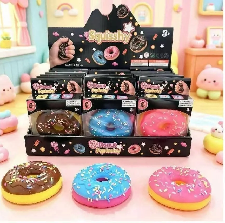 Juguete Squishy Antiestrés Donut Blando - Imagen 4