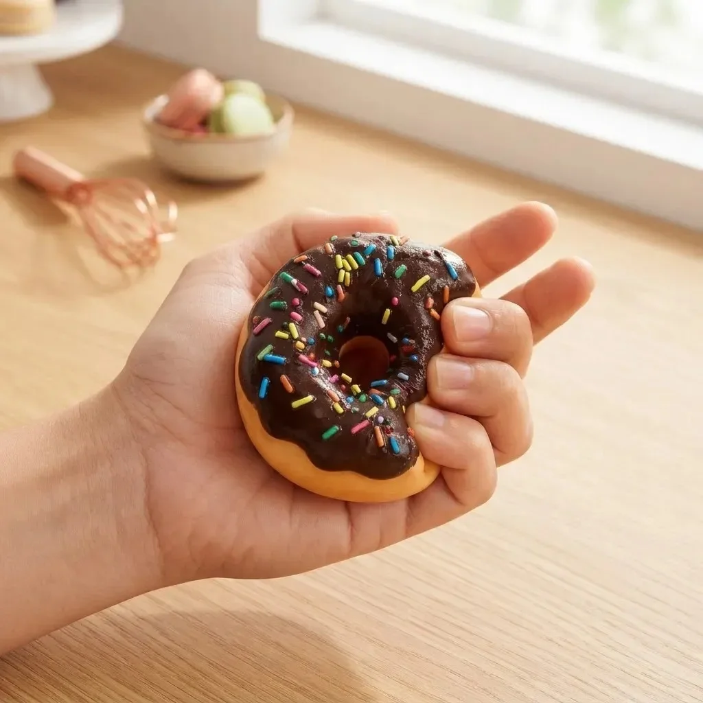 Juguete Squishy Antiestrés Donut Blando - Imagen 5