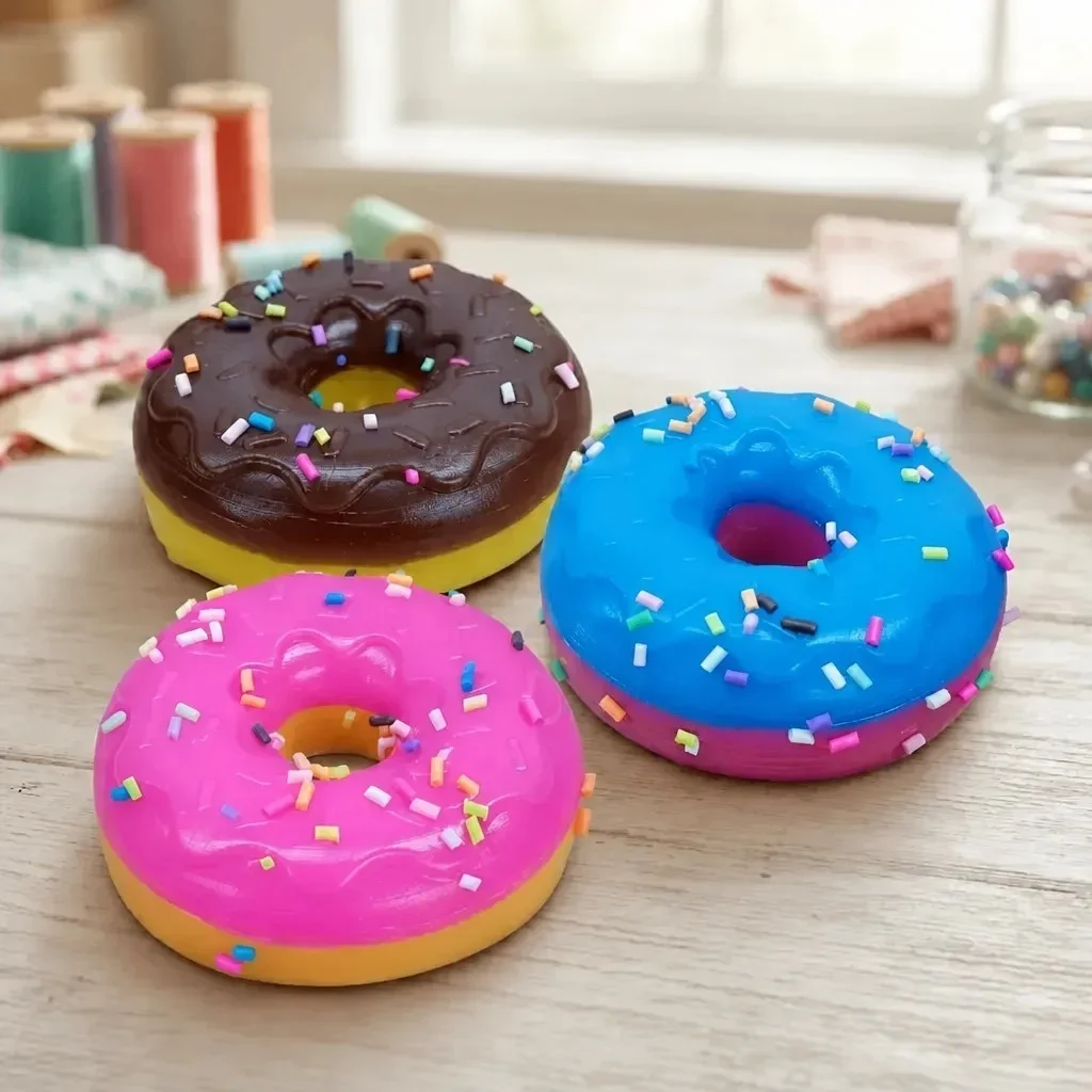 Juguete Squishy Antiestrés Donut Blando - Imagen 9