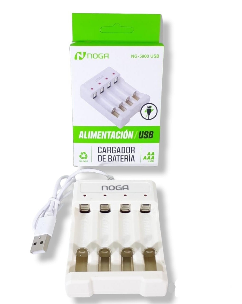 Cargador de Bateria Noga X4 Aa + Aaa - Imagen 7