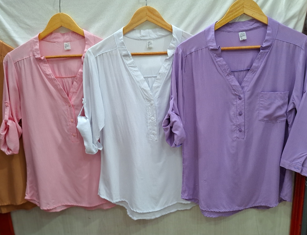 Camisola Cuello Mao V Estampado - Imagen 2