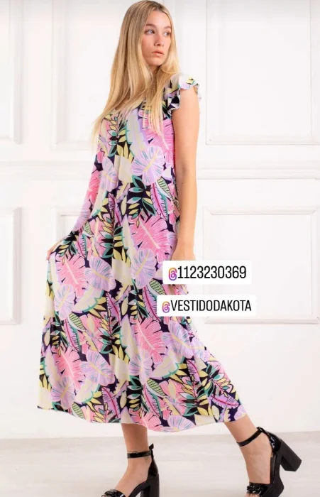 Vestido Largo T. 3 al 7