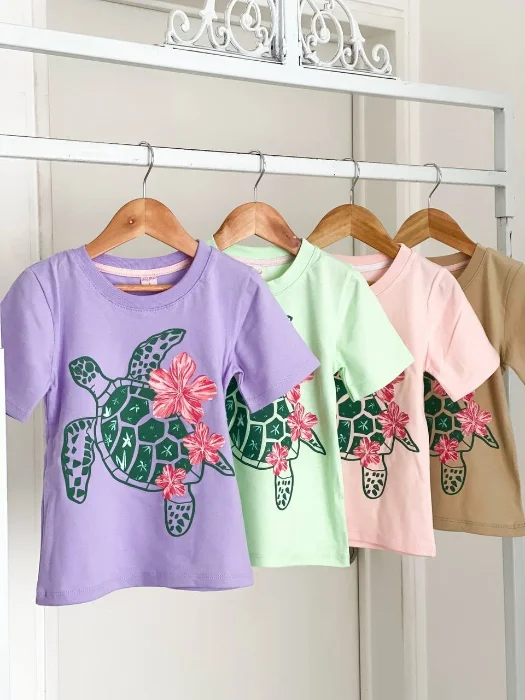 Remera Estampada con Glitters para Niña