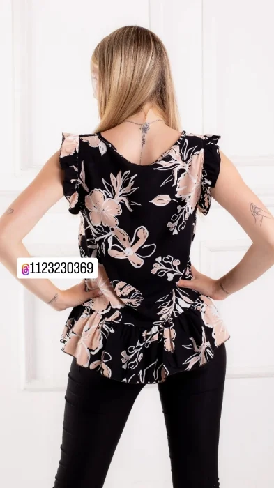 Blusa Lino del 2 al 8 C/ Fruncido