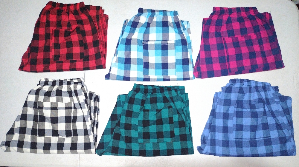 Pantalon Talles Especiales de Verano a Cuadros - Imagen 3