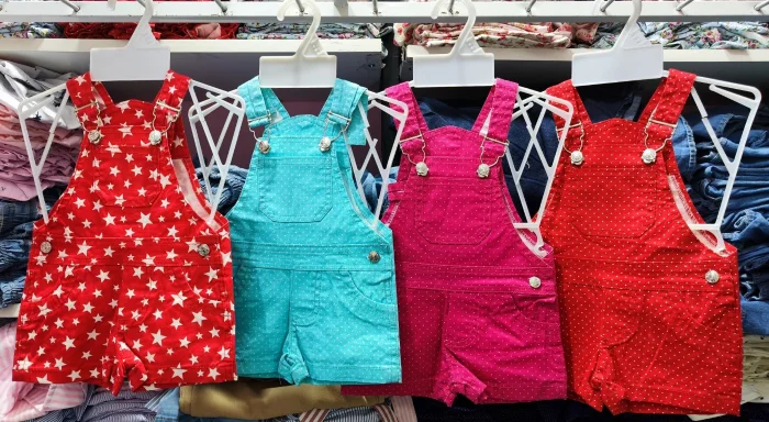 Jardinero Short Gabardina Estampada