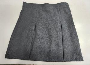 Pollera de Zarga en Gris y Marino  Juvenil - Miniatura 2