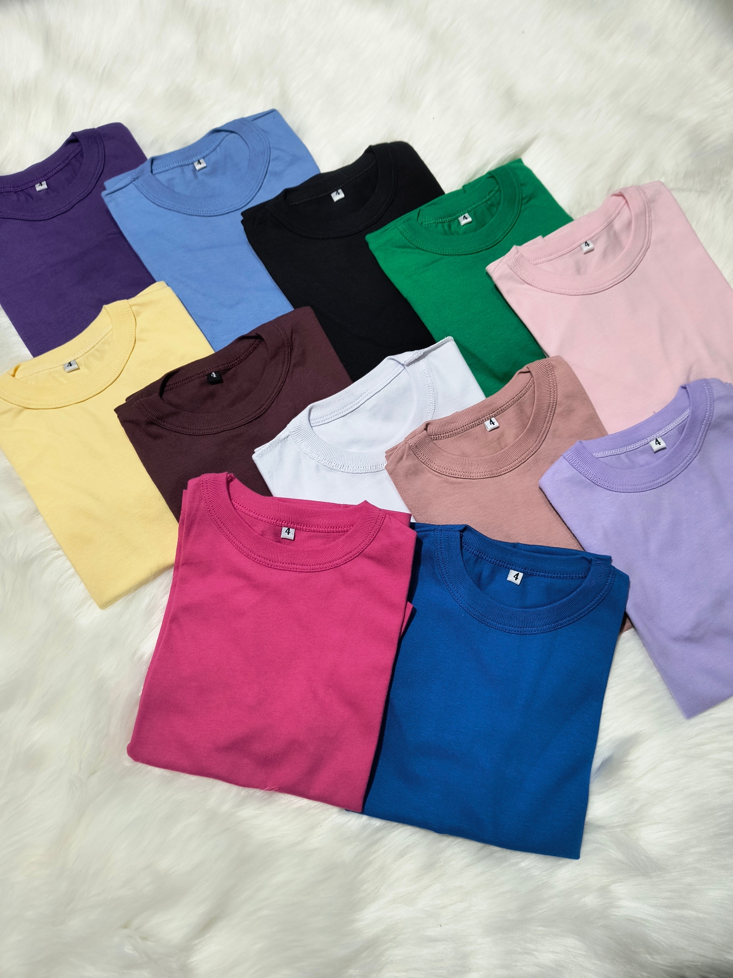 Remera Super Peinado 8 Colores Lisa - Imagen 3