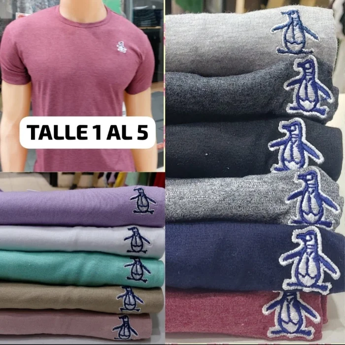 Remeras de Pingüin Algodón Pienado Premium