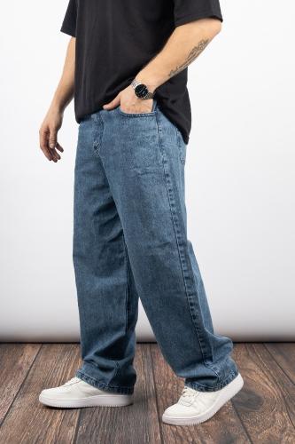 Jean Baggy Azul Oscuro Nevado Hombre - Miniatura 4