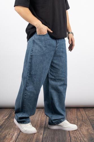 Jean Baggy Azul Oscuro Nevado Hombre - Miniatura 5