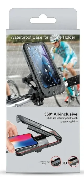 Soporte de Celular para Bicicleta con Estuche 360