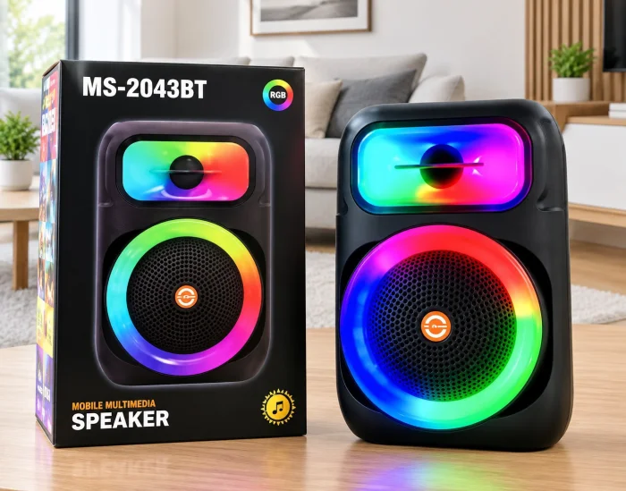 Parlante Bluetooth 8" con Led