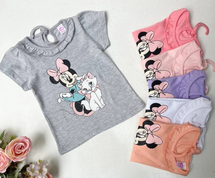 Remera Beba Estampada Minniee