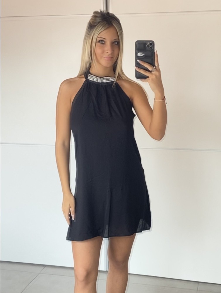 Vestido Gargantilla con Strass - Imagen 4