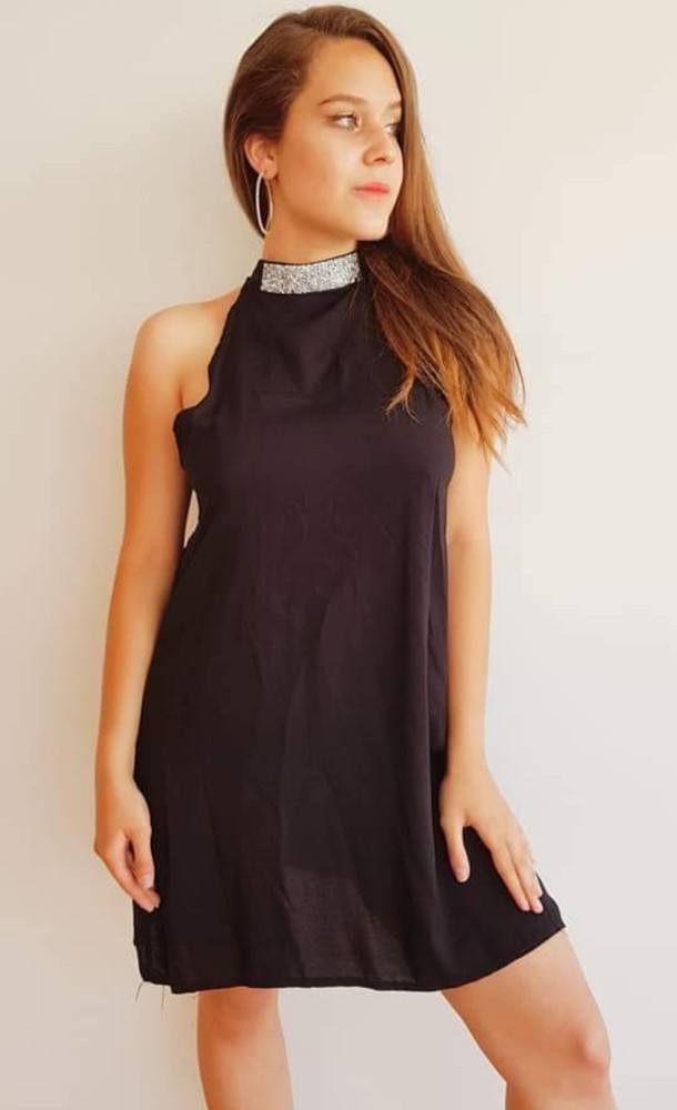 Vestido Gargantilla Strass - Imagen 5