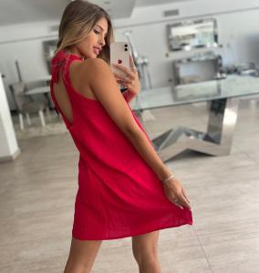 Vestido con Strass de Gargantilla - Miniatura 4