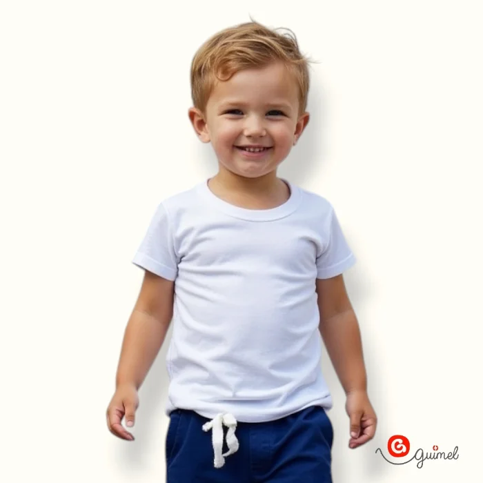 Art 11087 Remera Bebes Lisa Colegial Moda Etc