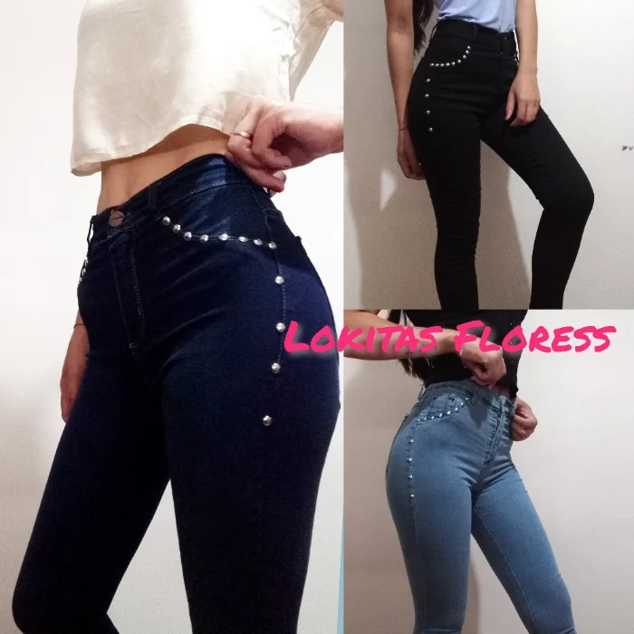 Jeans con Tachas