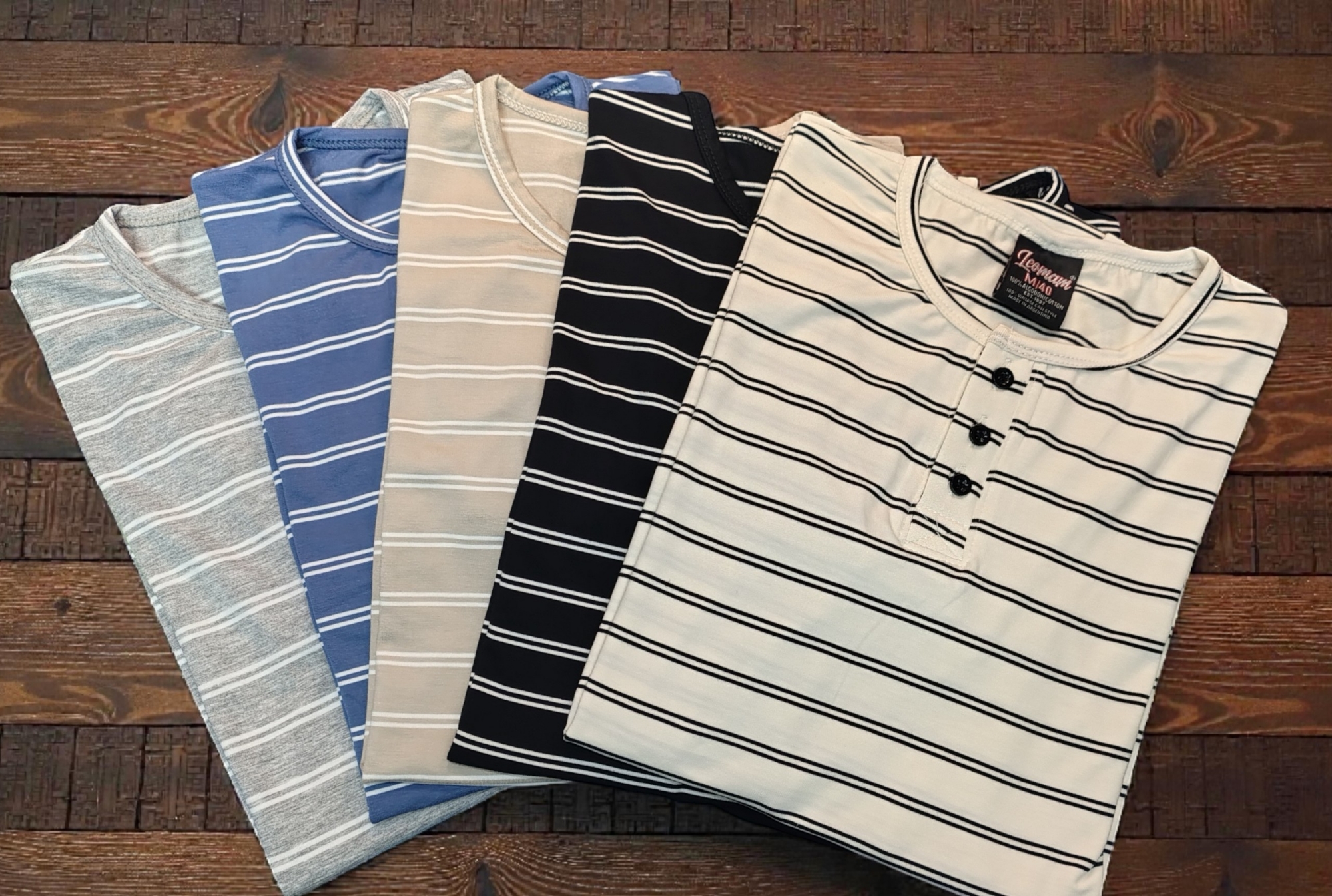 Remera Rayada con Botones - Imagen 3