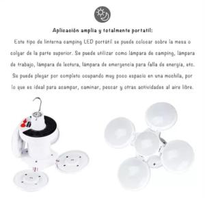 Lámpara Recarga Solar Más Usb Full Power - Miniatura 4