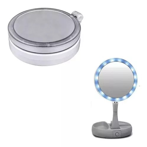 Espejo Led Plegable con Porta Accesorios - Imagen 3