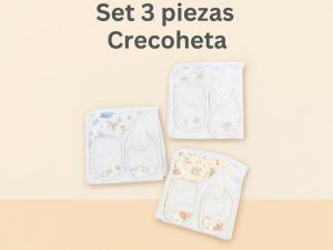 Set 3 Piezas (manta, Babero y Babita)