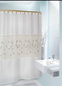 Cortina Organza Baño