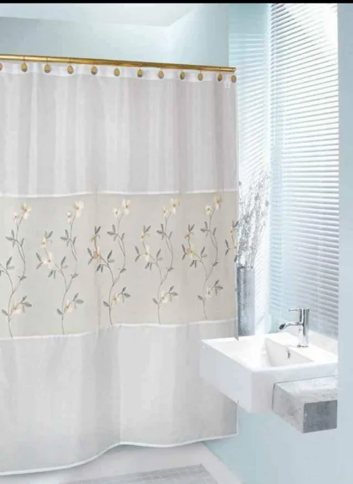 Cortina Organza Baño