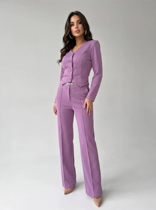 Conjunto Antonia Elastizado Pantalon y Blusa