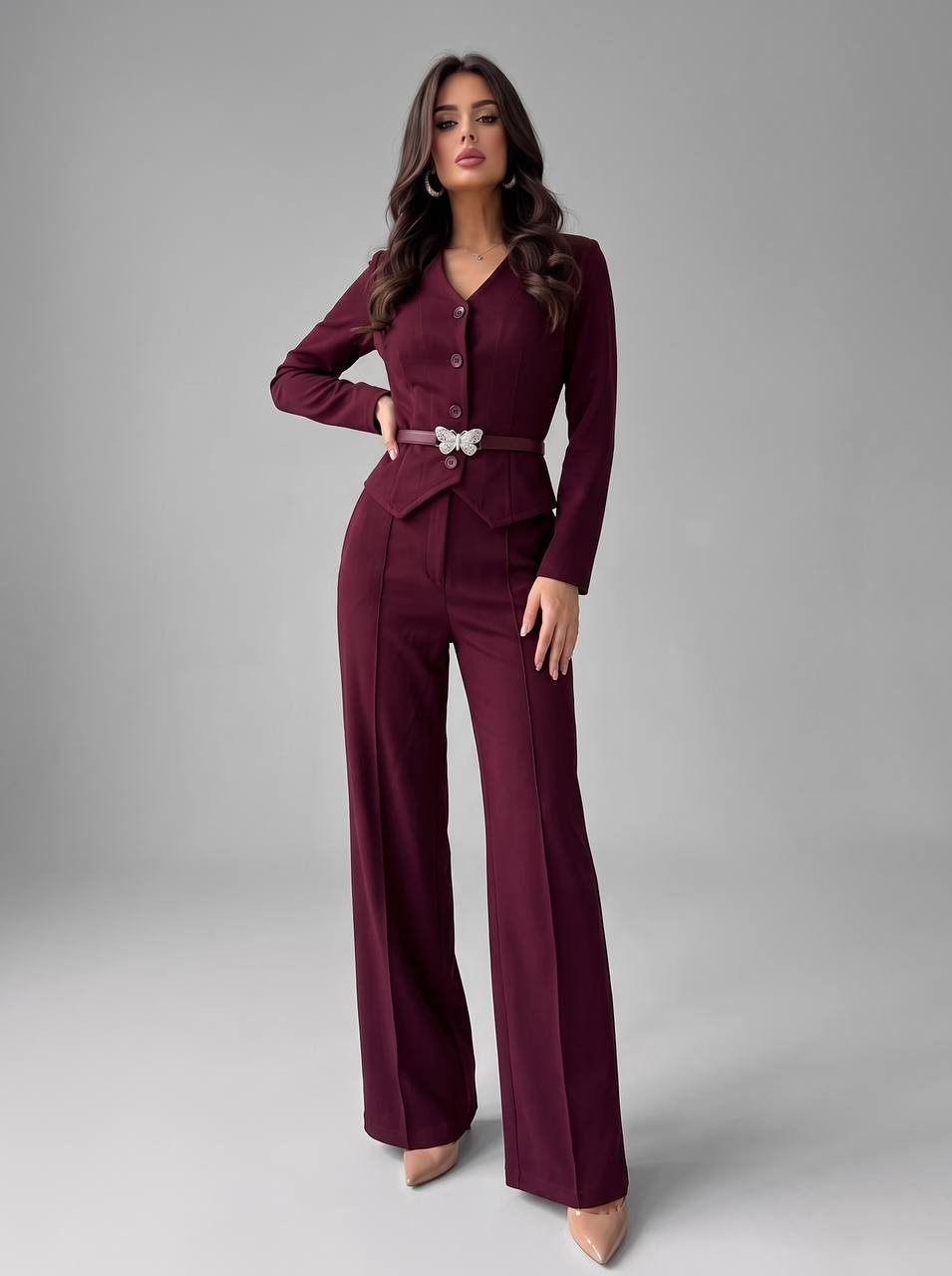 Conjunto Antonia Elastizado Pantalon y Blusa - Imagen 5