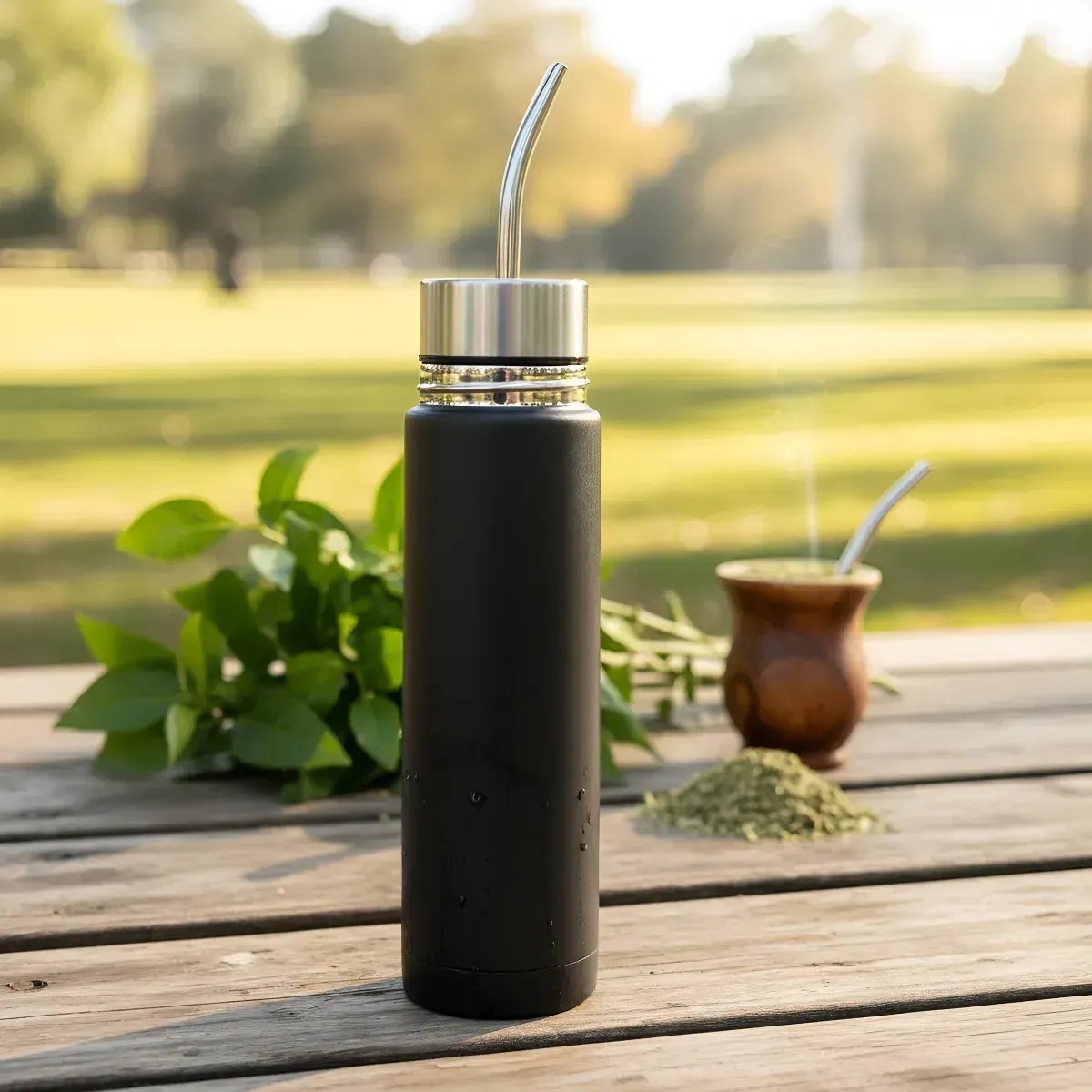 Termo Mate Autocebante 750ml 3en1 Acero Inoxidable - Imagen 6