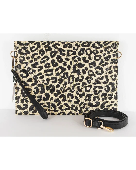 Sobre de Rafia Animal Print