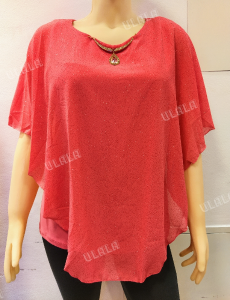 Poncho de Gasa con Brillo para Fiestas