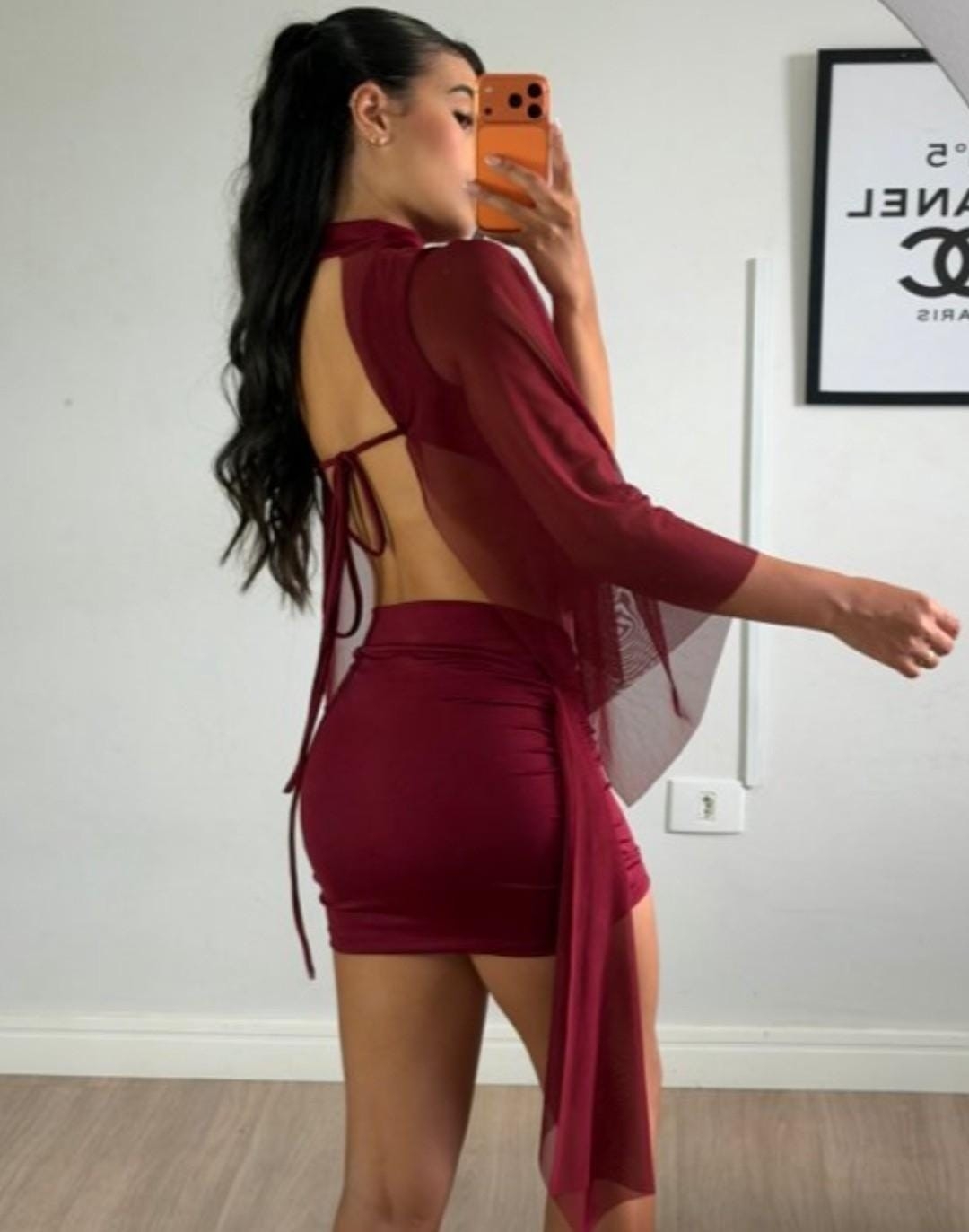 Conjunto Top con Tul y Pollera - Imagen 3