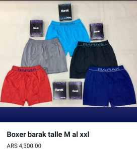 Boxer de Hombre Barak