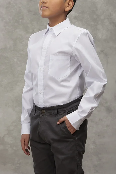Camisa Blanca Colegial de Niño 6 a 18 Últimas