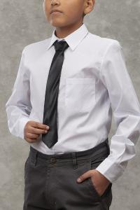 Camisa Blanca Colegial de Niño 6 a 18 Últimas - Miniatura 5