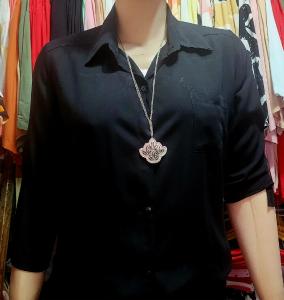 Camisas Mangas 3/4 Lisas en Fibrana Rayón Poplin Excelente Calidad