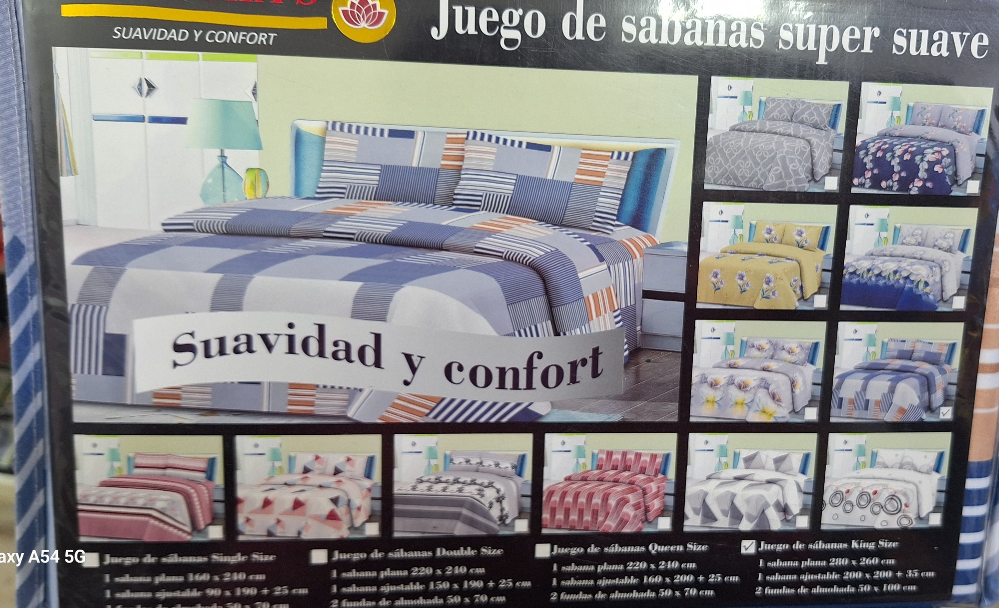 Sabana King Size - Imagen 2