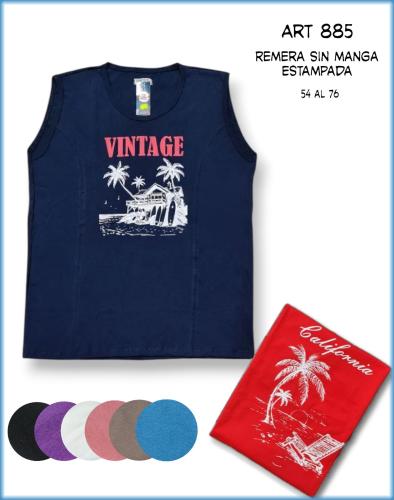 Musculosas/remeras sin Manga