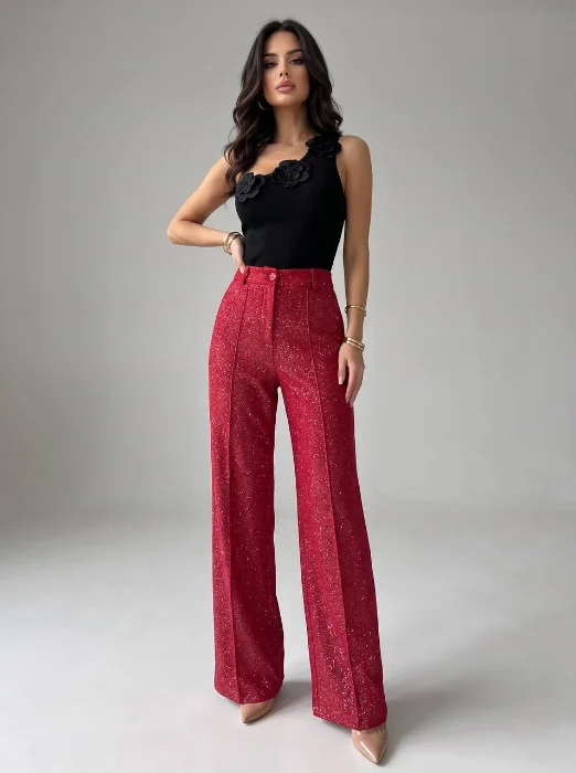 Pantalon Sastrero Velvet con Brillo