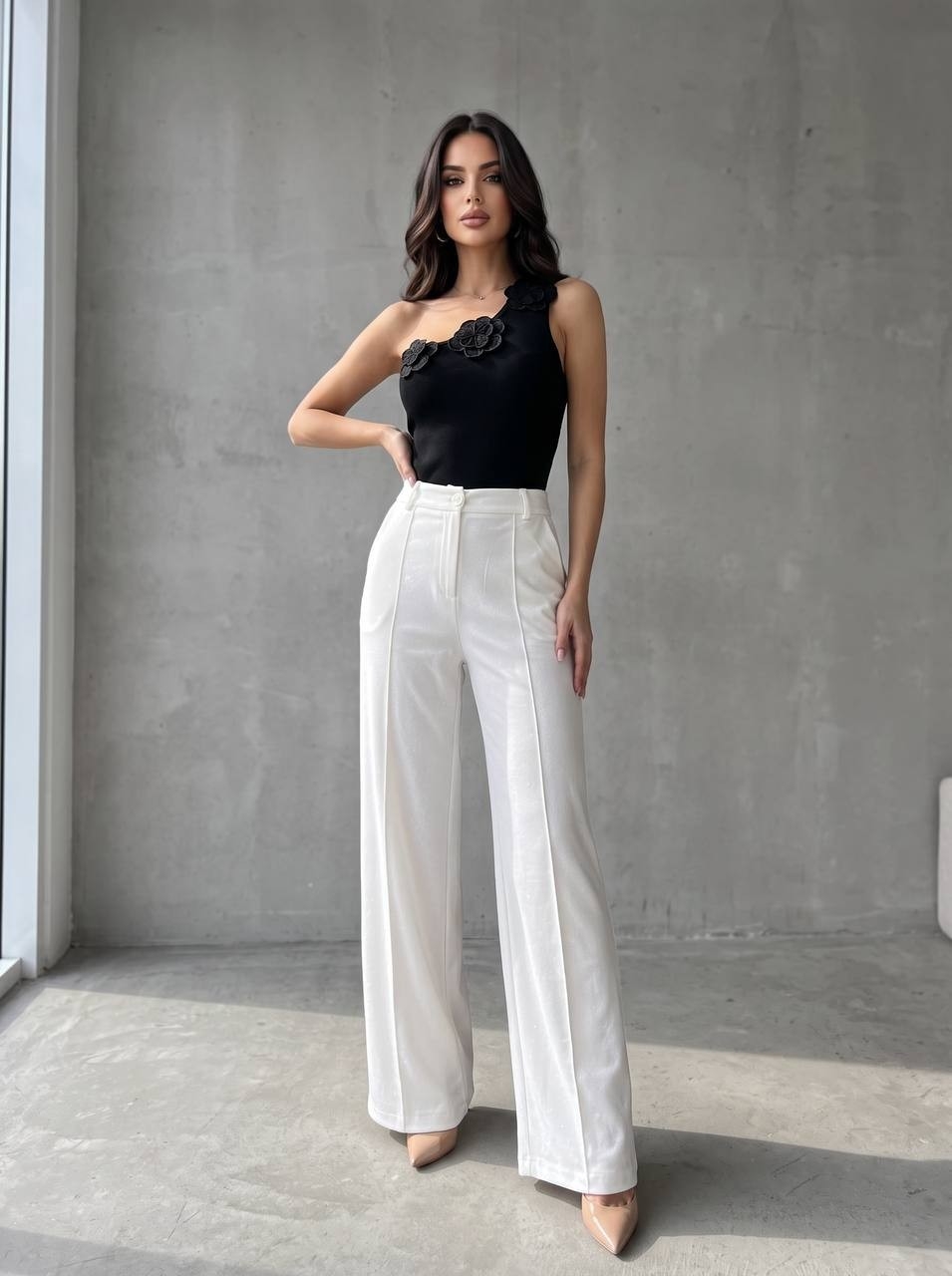 Pantalon Sastrero Velvet con Brillo - Imagen 6